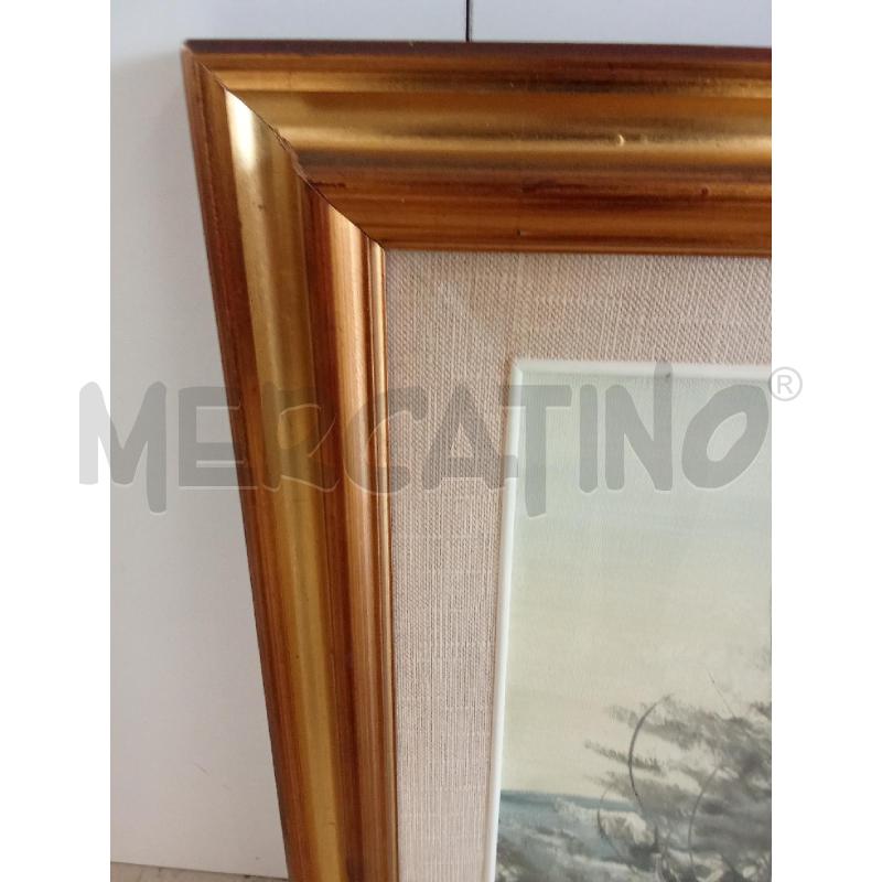 QUADRO C DORATA PAESAGGIO  | Mercatino dell'Usato San giorgio del sannio 4