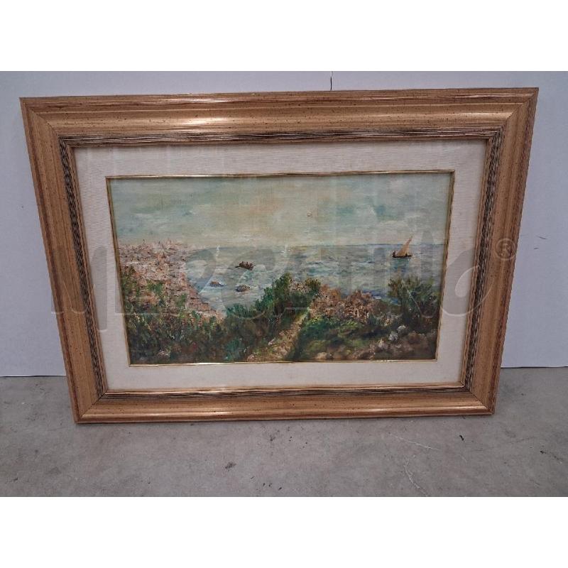 QUADRO C DORATA PAESAGGIO AMRINO 30X50 | Mercatino dell'Usato San giorgio del sannio 1
