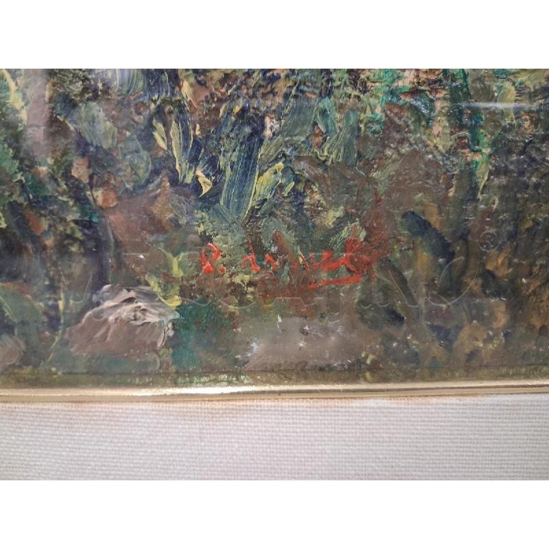 QUADRO C DORATA PAESAGGIO AMRINO 30X50 | Mercatino dell'Usato San giorgio del sannio 5