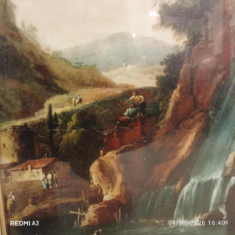 QUADRO C DORATA PASTORI CASCATE  | Mercatino dell'Usato San giorgio del sannio 3