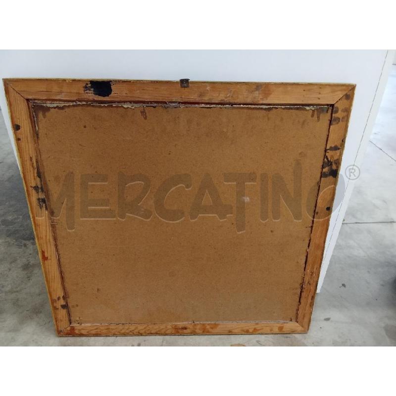 QUADRO C DORATA SCENA FAMILIARE BAMBINO CON VECCHIETTO  | Mercatino dell'Usato San giorgio del sannio 2
