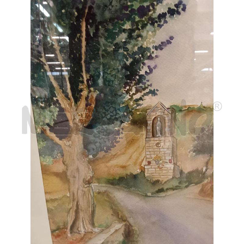 QUADRO C DORATA STAMPA ACQUERELLATA CAPPELLA ANACLETO  | Mercatino dell'Usato San giorgio del sannio 3