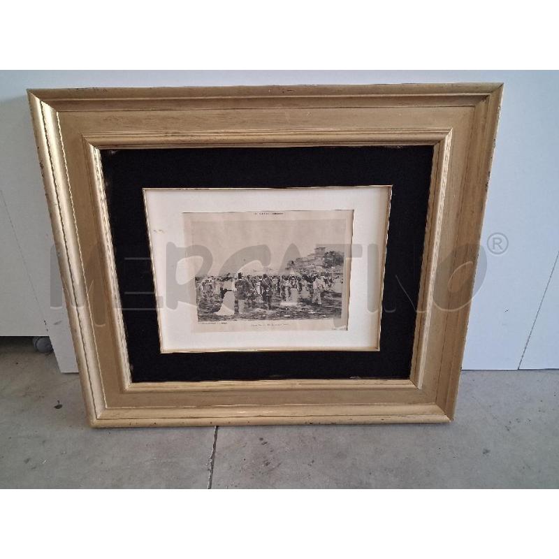 QUADRO C DORATA STAMPA ALFRED SMITH | Mercatino dell'Usato San giorgio del sannio 1
