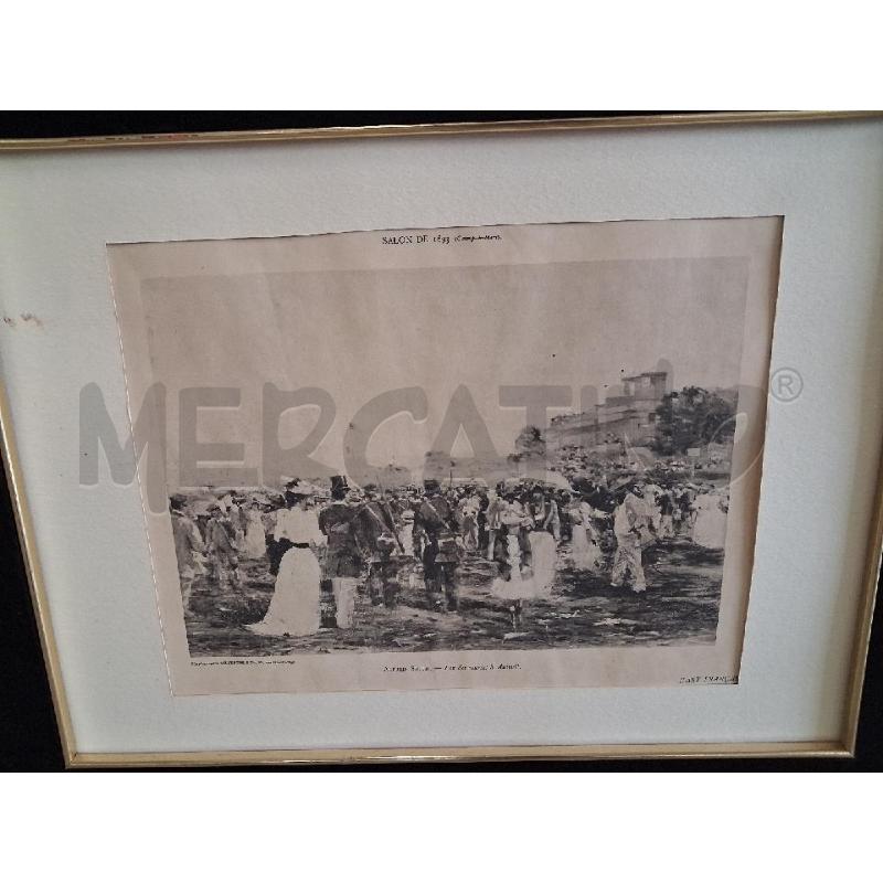 QUADRO C DORATA STAMPA ALFRED SMITH | Mercatino dell'Usato San giorgio del sannio 3
