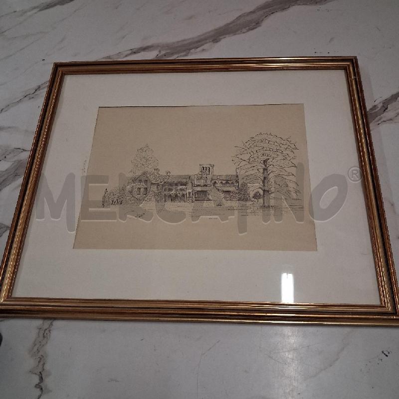 QUADRO C DORATA STAMPA FRAGNETO L'ABATE  | Mercatino dell'Usato San giorgio del sannio 1