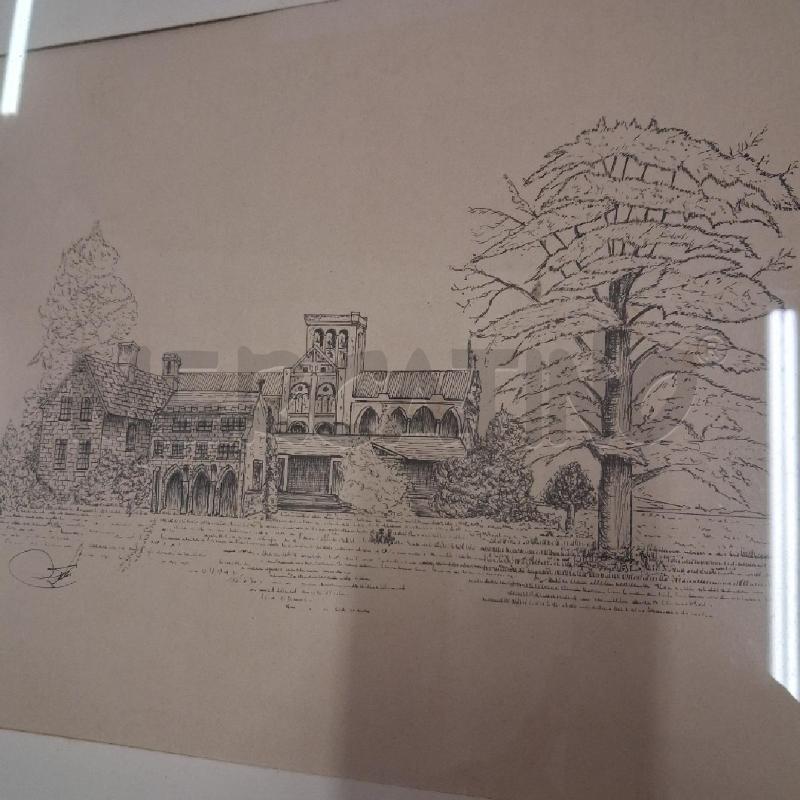 QUADRO C DORATA STAMPA FRAGNETO L'ABATE  | Mercatino dell'Usato San giorgio del sannio 3