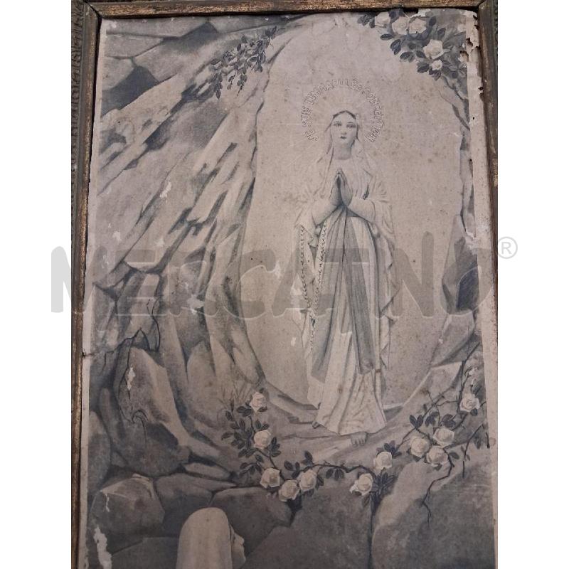 QUADRO C DORATA STAMPA VINTAGE BERNADETTE  | Mercatino dell'Usato San giorgio del sannio 2