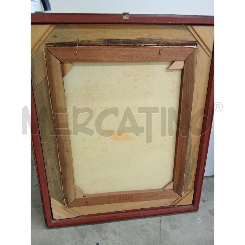 QUADRO C DORATA TELA CASA  | Mercatino dell'Usato San giorgio del sannio 2