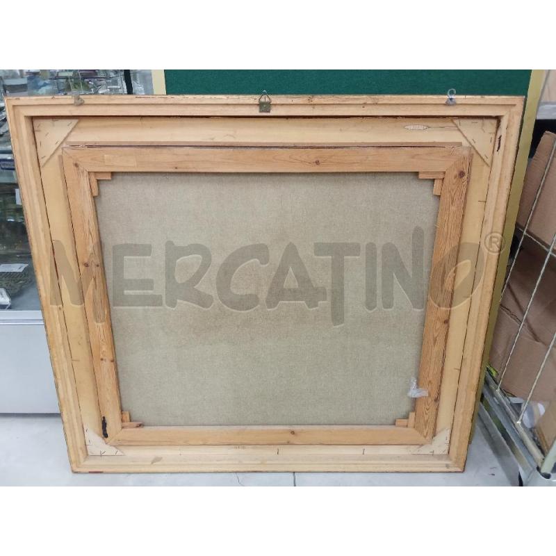 QUADRO C DORATA TELA PAESAGGIO RURALE ESPRESSIONISTA  | Mercatino dell'Usato San giorgio del sannio 2