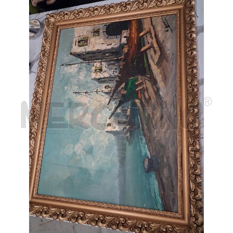 QUADRO C DORATA TELA PITTURVELIERI ARENATI  | Mercatino dell'Usato San giorgio del sannio 1