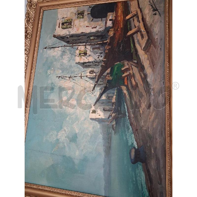 QUADRO C DORATA TELA PITTURVELIERI ARENATI  | Mercatino dell'Usato San giorgio del sannio 3
