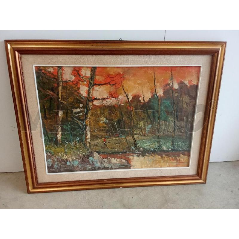 QUADRO C DORATA TRAMONTO  | Mercatino dell'Usato San giorgio del sannio 1