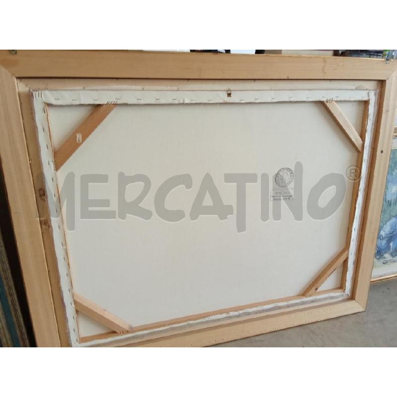 QUADRO C DORATA VASO CON ROSELLINE BIANCHE  | Mercatino dell'Usato San giorgio del sannio 2