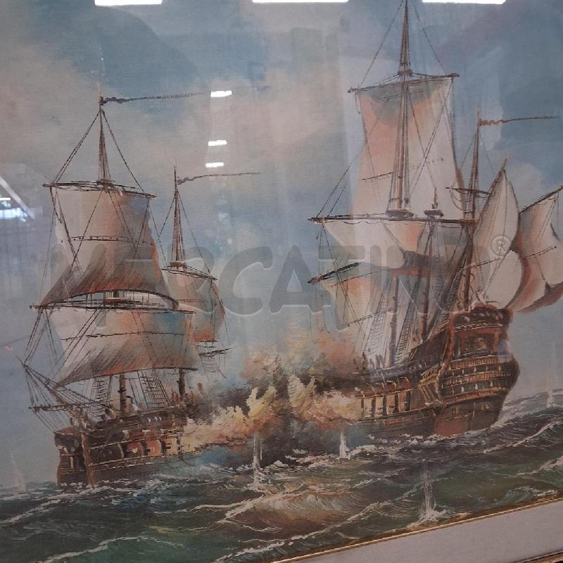QUADRO C DORATA VELIERO  | Mercatino dell'Usato San giorgio del sannio 3