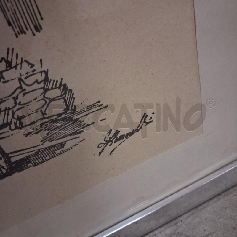 QUADRO C GRIGIA STAMPA ARCO CON CARROZZA  | Mercatino dell'Usato San giorgio del sannio 5