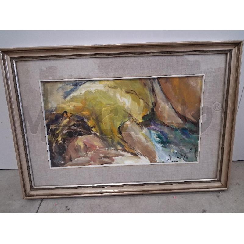 QUADRO C GRIGIA VARI COLORI ASTRATTI  | Mercatino dell'Usato San giorgio del sannio 1
