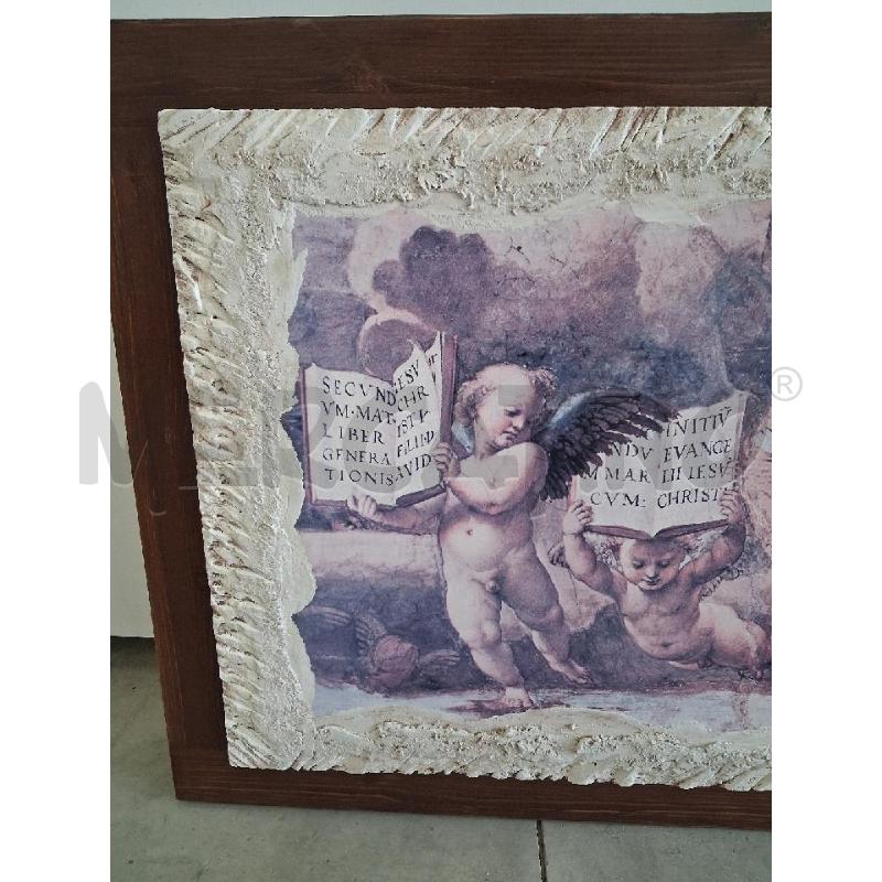 QUADRO C LEGNO ALTORILIEVO PUTTINI  | Mercatino dell'Usato San giorgio del sannio 3