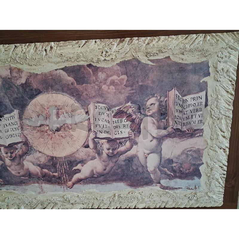 QUADRO C LEGNO ALTORILIEVO PUTTINI  | Mercatino dell'Usato San giorgio del sannio 4