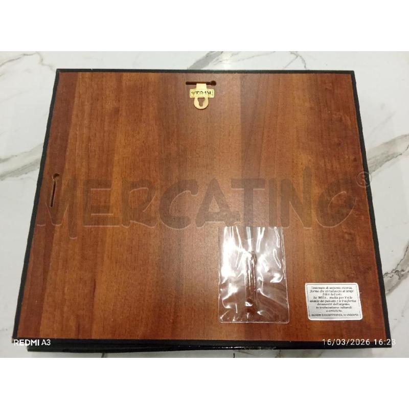 QUADRO C LEGNO BASSORILIEVO ARGENTATO CASTELLO DI GORIZIA  | Mercatino dell'Usato San giorgio del sannio 2