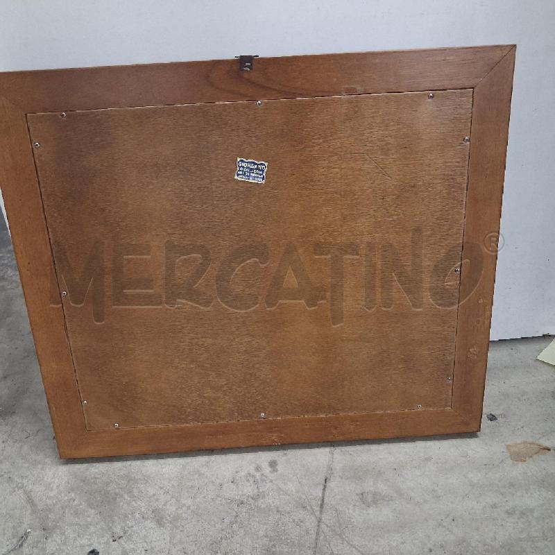 QUADRO C LEGNO BASSORILIEVO PESCATORE  | Mercatino dell'Usato San giorgio del sannio 2