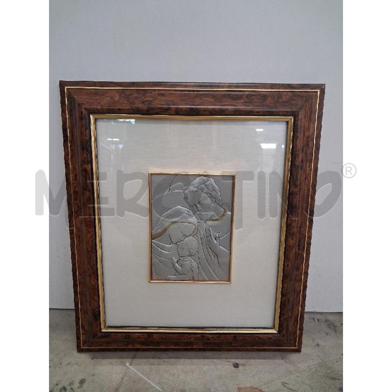 QUADRO C LEGNO BASSORILIEVO SACRA FAMIGLIA  | Mercatino dell'Usato San giorgio del sannio 1