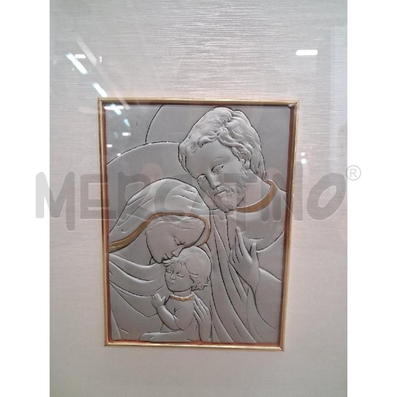 QUADRO C LEGNO BASSORILIEVO SACRA FAMIGLIA  | Mercatino dell'Usato San giorgio del sannio 2