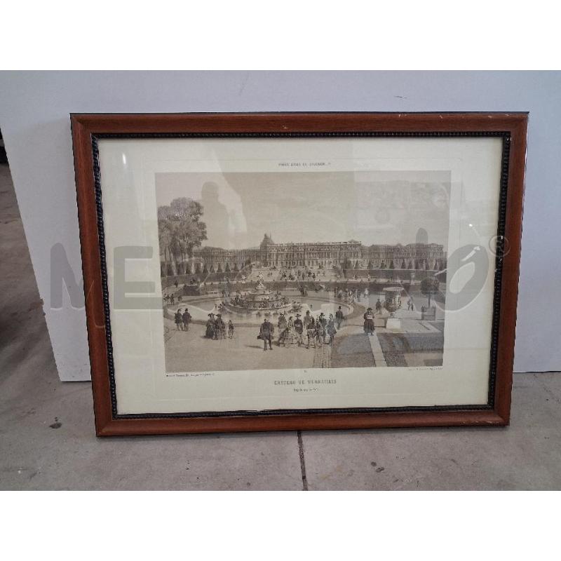 QUADRO C LEGNO CHATEAU DE VERSAILLES  | Mercatino dell'Usato San giorgio del sannio 1