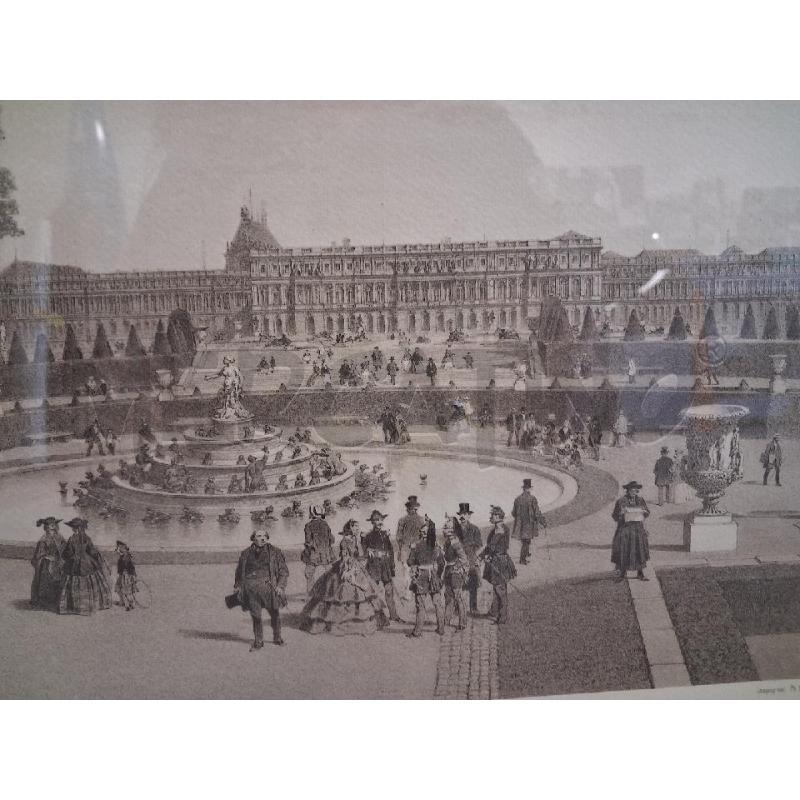 QUADRO C LEGNO CHATEAU DE VERSAILLES  | Mercatino dell'Usato San giorgio del sannio 3