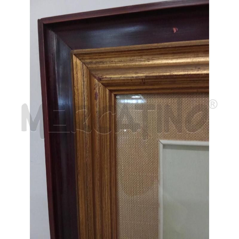 QUADRO C LEGNO DORATA LAGUNA A CARIELLO  | Mercatino dell'Usato San giorgio del sannio 4