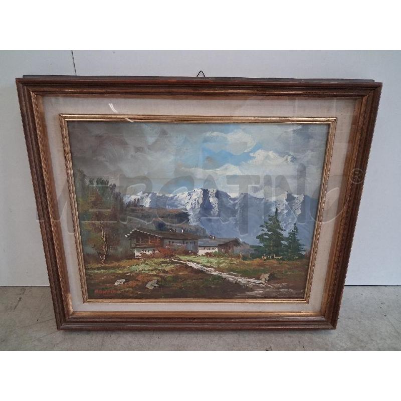 QUADRO C LEGNO PAESAGGIO | Mercatino dell'Usato San giorgio del sannio 1