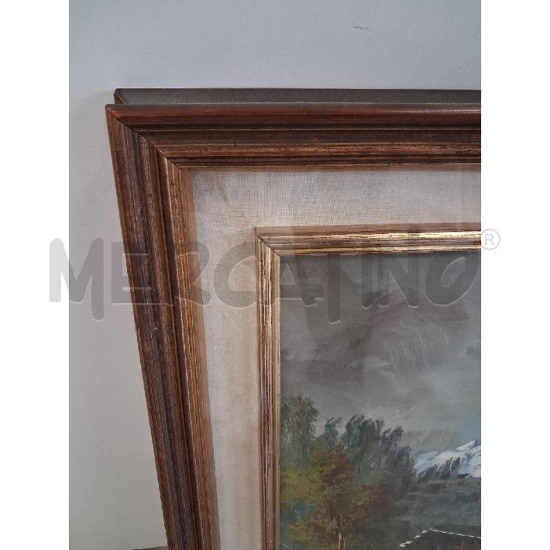 QUADRO C LEGNO PAESAGGIO | Mercatino dell'Usato San giorgio del sannio 4
