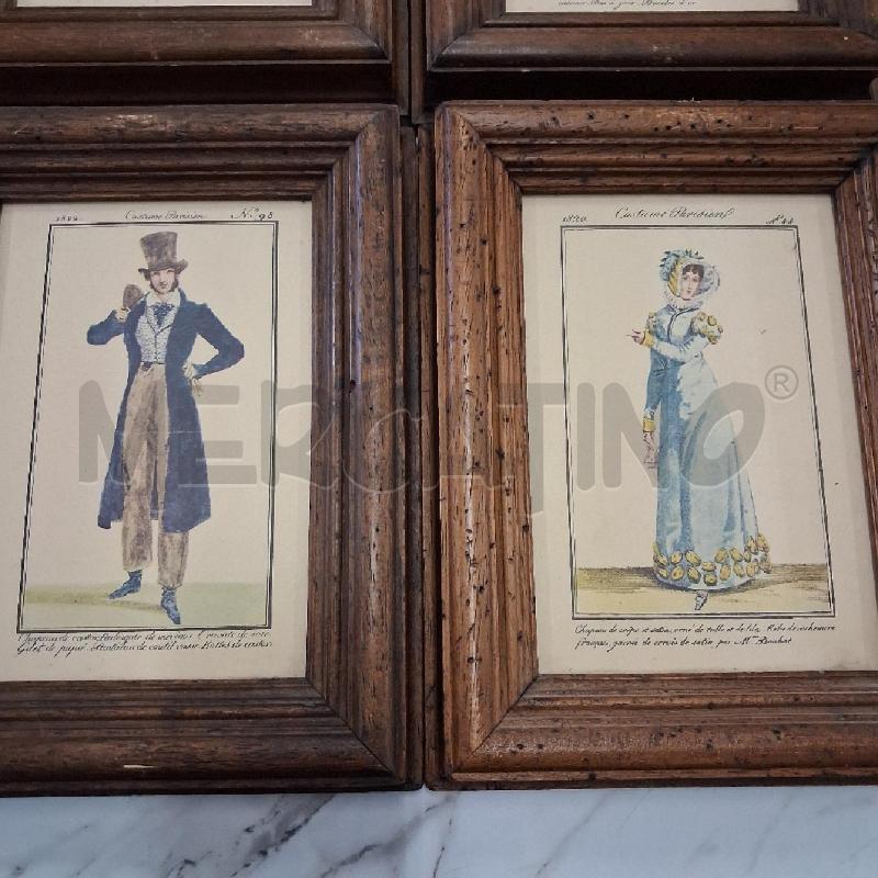 QUADRO C LEGNO P'Z 4 COSTUME PARISIENNE  | Mercatino dell'Usato San giorgio del sannio 3