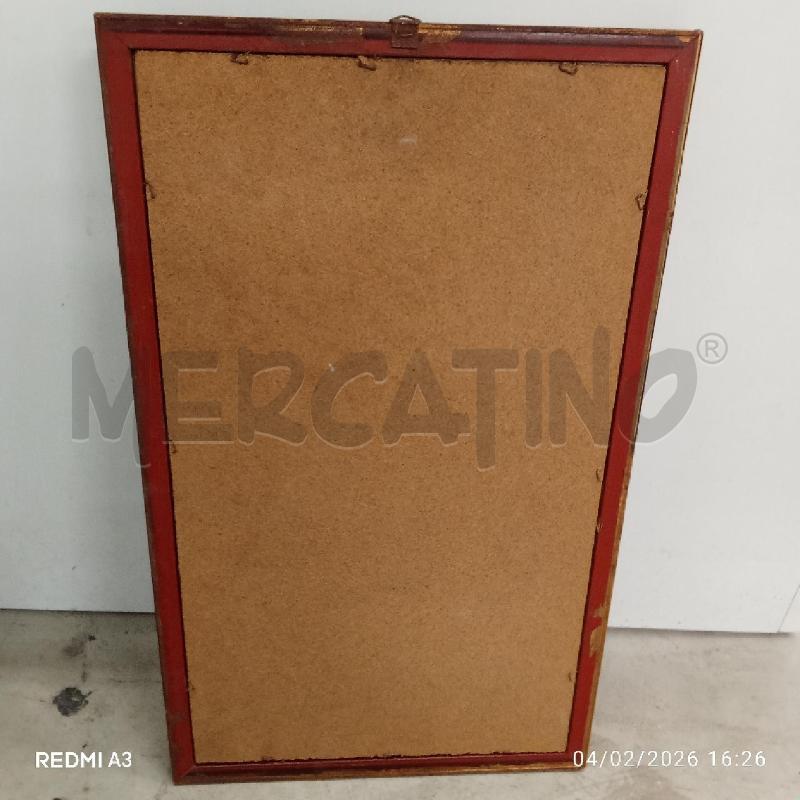 QUADRO C LEGNO STAMPA FIORENTINA VEDUTA UFFIZI  | Mercatino dell'Usato San giorgio del sannio 4