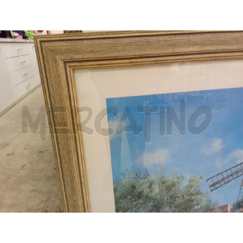 QUADRO C LEGNO STAMPA MULINO  | Mercatino dell'Usato San giorgio del sannio 4