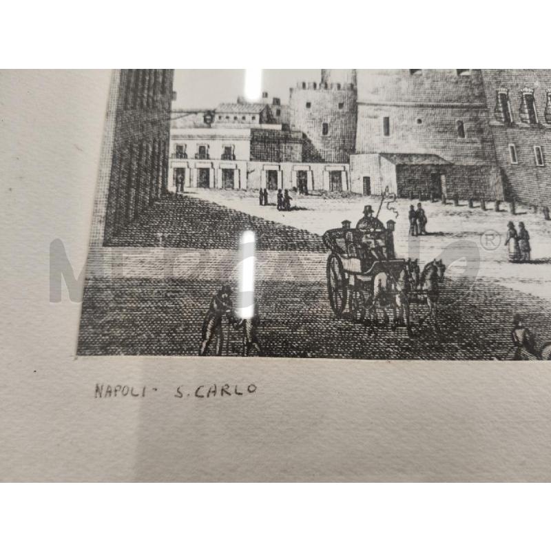 QUADRO C LEGNO STAMPA NAPOLI SAN CARLO  | Mercatino dell'Usato San giorgio del sannio 2