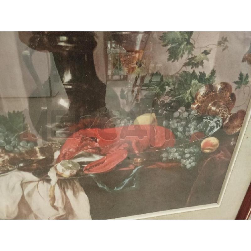 QUADRO C LEGNO STAMPA SU TELA ARAGOSTA  | Mercatino dell'Usato San giorgio del sannio 3
