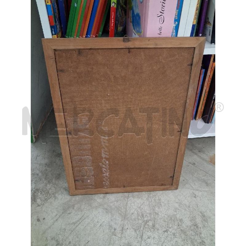 QUADRO C LEGNO STAMPA UOMO | Mercatino dell'Usato San giorgio del sannio 2