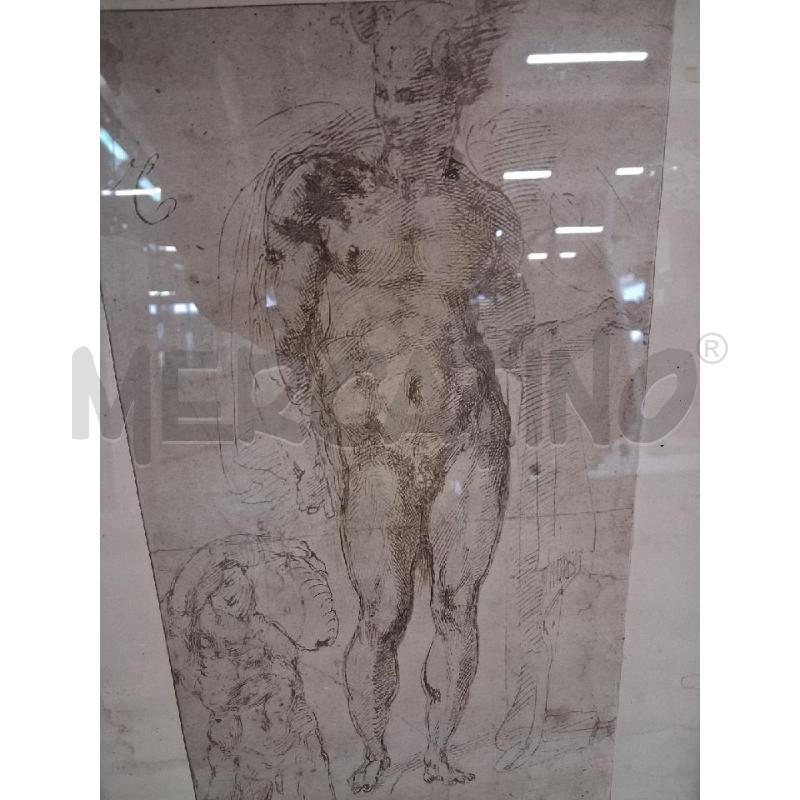 QUADRO C LEGNO STAMPA UOMO | Mercatino dell'Usato San giorgio del sannio 3