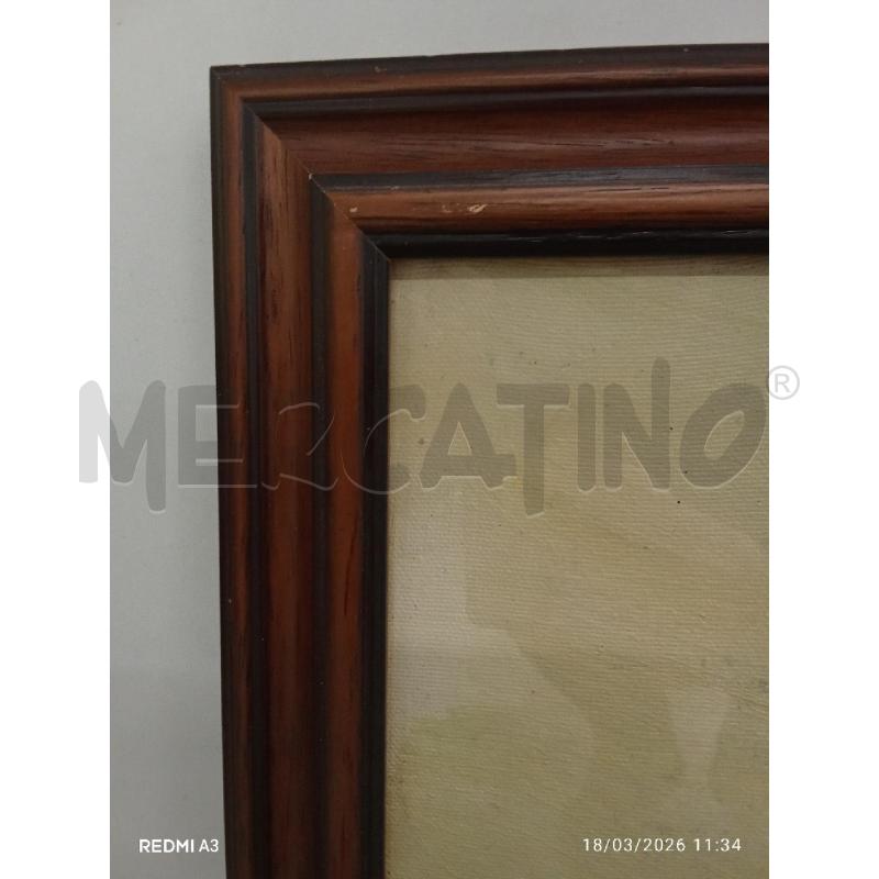QUADRO C LEGNO TELA ARANCIO GIALLA MASTRONUNZIO | Mercatino dell'Usato San giorgio del sannio 4