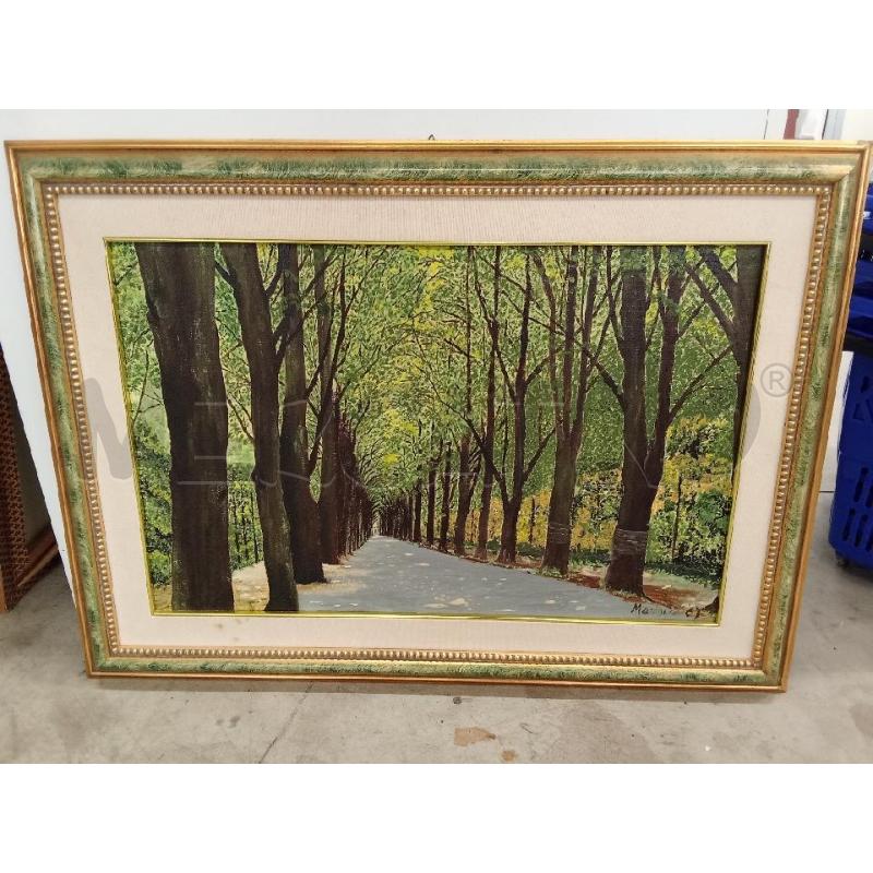 QUADRO C VERDE SENTIERO ALBERI  | Mercatino dell'Usato San giorgio del sannio 1