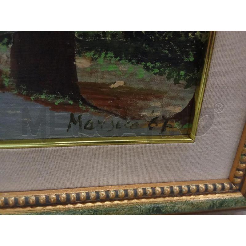 QUADRO C VERDE SENTIERO ALBERI  | Mercatino dell'Usato San giorgio del sannio 5