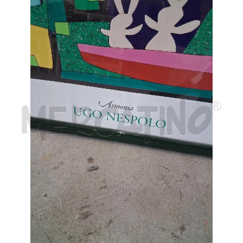 QUADRO C VERDE STAMPA UGO NESPOLO  | Mercatino dell'Usato San giorgio del sannio 5