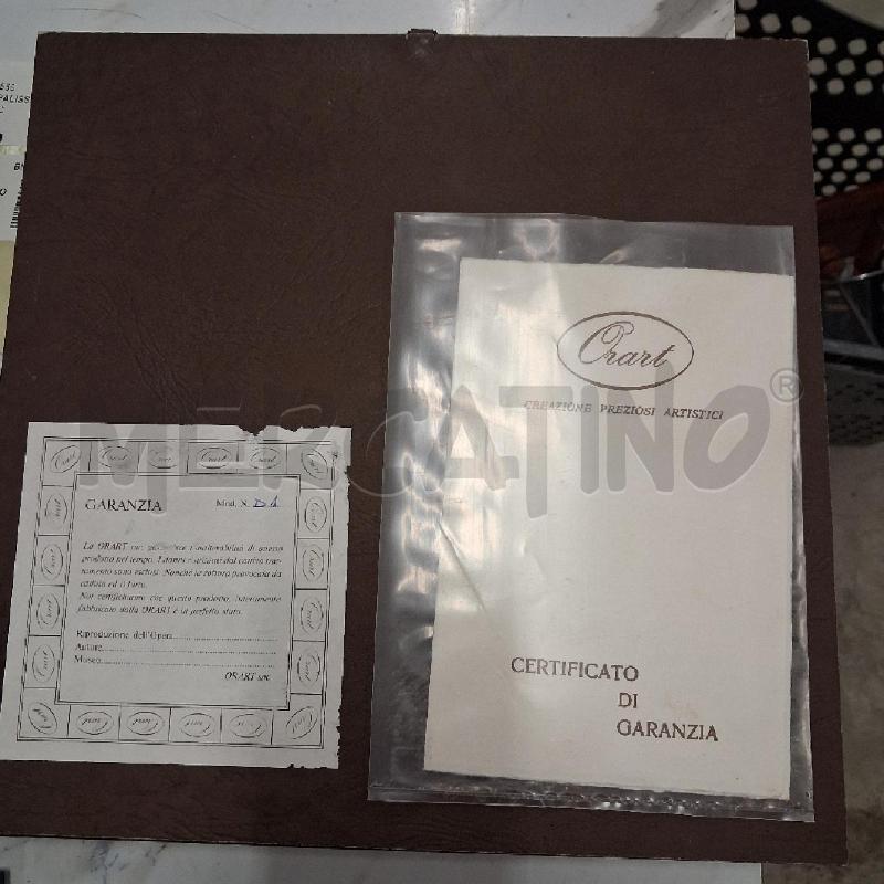 QUADRO C VERDE TONDO CASETTA SU LAMINA  | Mercatino dell'Usato San giorgio del sannio 2