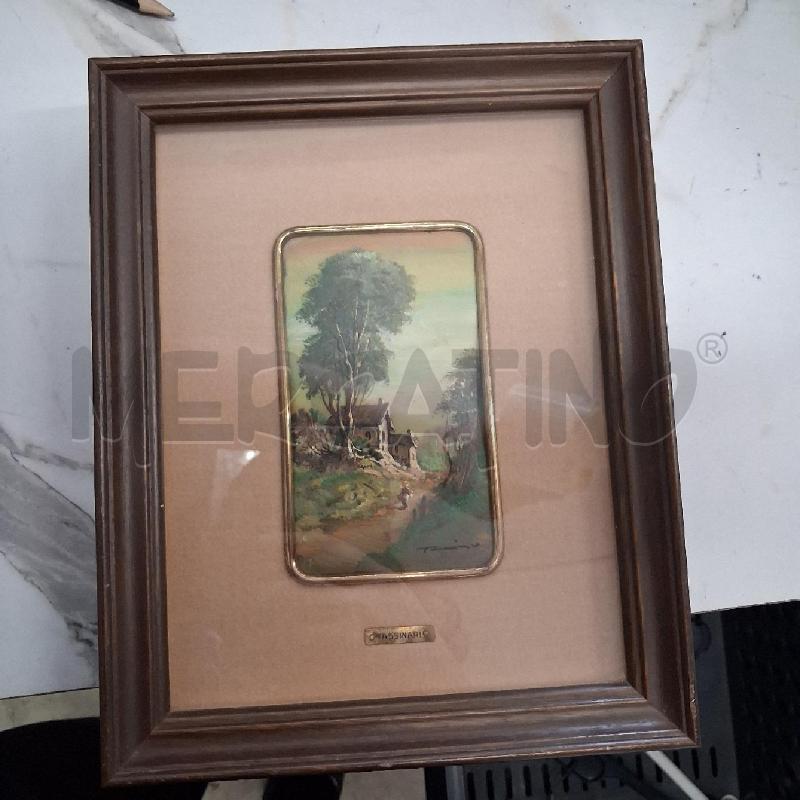 QUADRO DIPINTO SU LAMINA TASSINARI  | Mercatino dell'Usato San giorgio del sannio 1