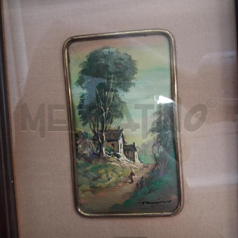 QUADRO DIPINTO SU LAMINA TASSINARI  | Mercatino dell'Usato San giorgio del sannio 3