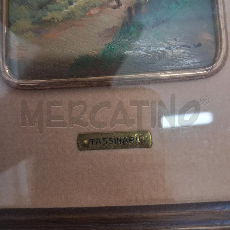 QUADRO DIPINTO SU LAMINA TASSINARI  | Mercatino dell'Usato San giorgio del sannio 5