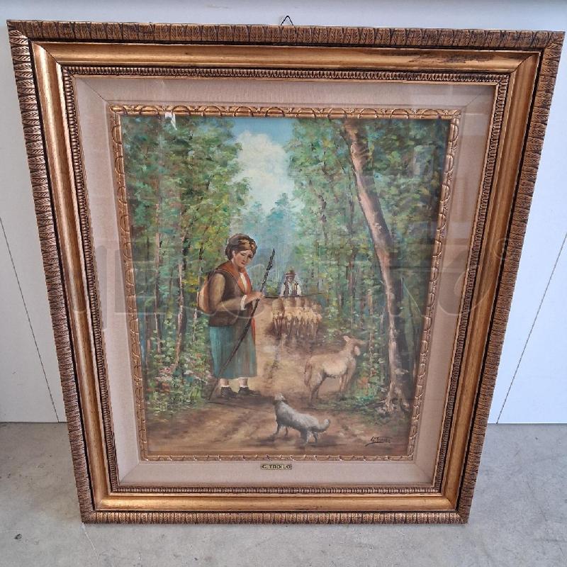 QUADRO DONNA E PASCOLO  | Mercatino dell'Usato San giorgio del sannio 1