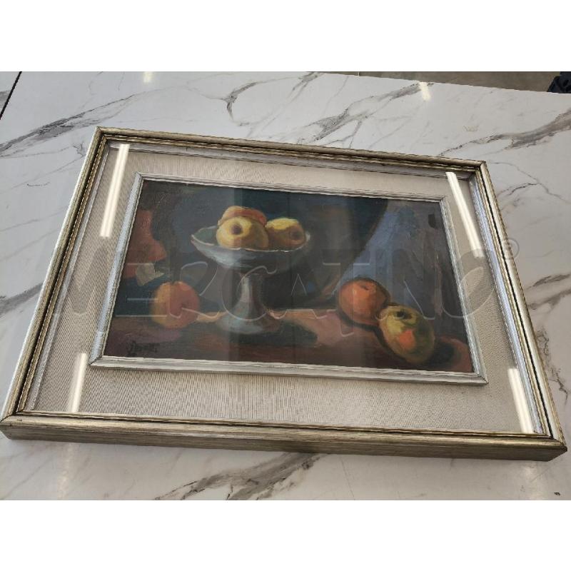 QUADRO DOPPIA C ARGENTATA ALZATA NATURA MORTA  | Mercatino dell'Usato San giorgio del sannio 1