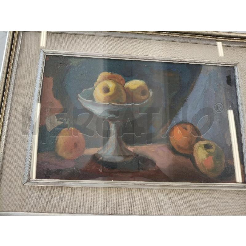 QUADRO DOPPIA C ARGENTATA ALZATA NATURA MORTA  | Mercatino dell'Usato San giorgio del sannio 2