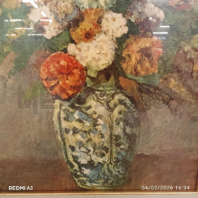 QUADRO D'ARREDO VASO CON FIORI  | Mercatino dell'Usato San giorgio del sannio 2